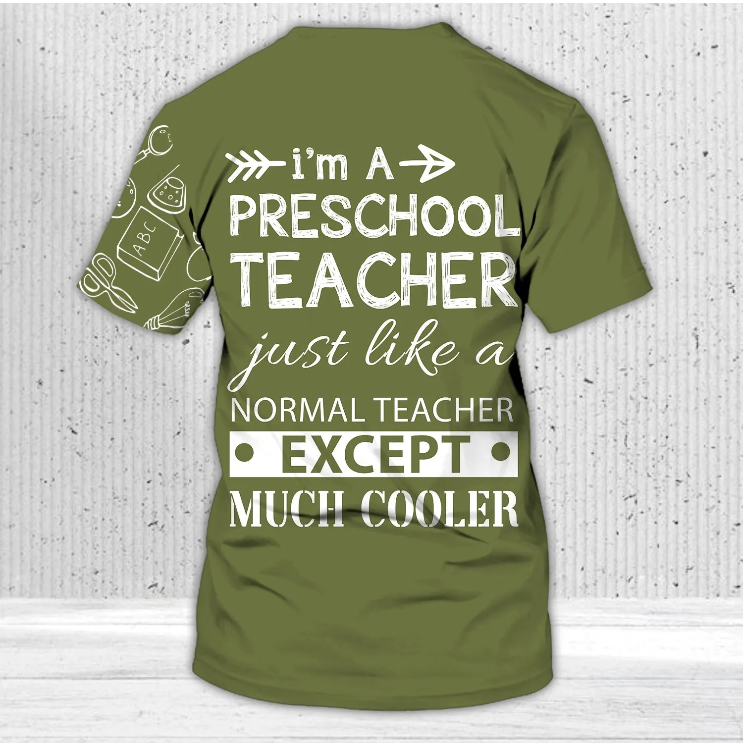 3D All Over Print Teacher Shirt, Personalized Shirt - Gift For Teacher Graphic Design 3D Printed Shirts