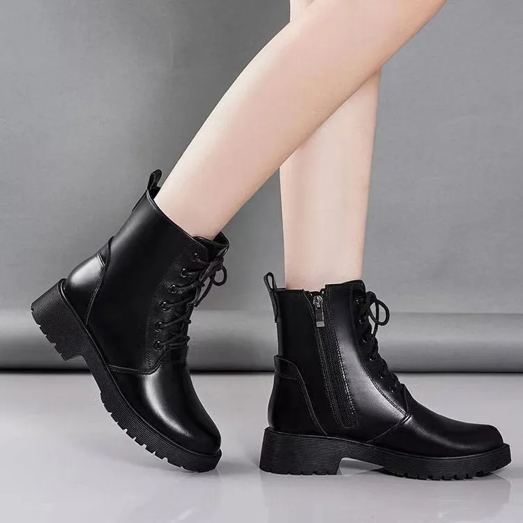 All-matching Spring And Autumn Boots Women's