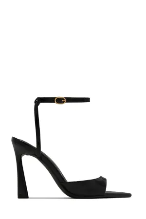 Azani Mary Jane Strap Heels - Black