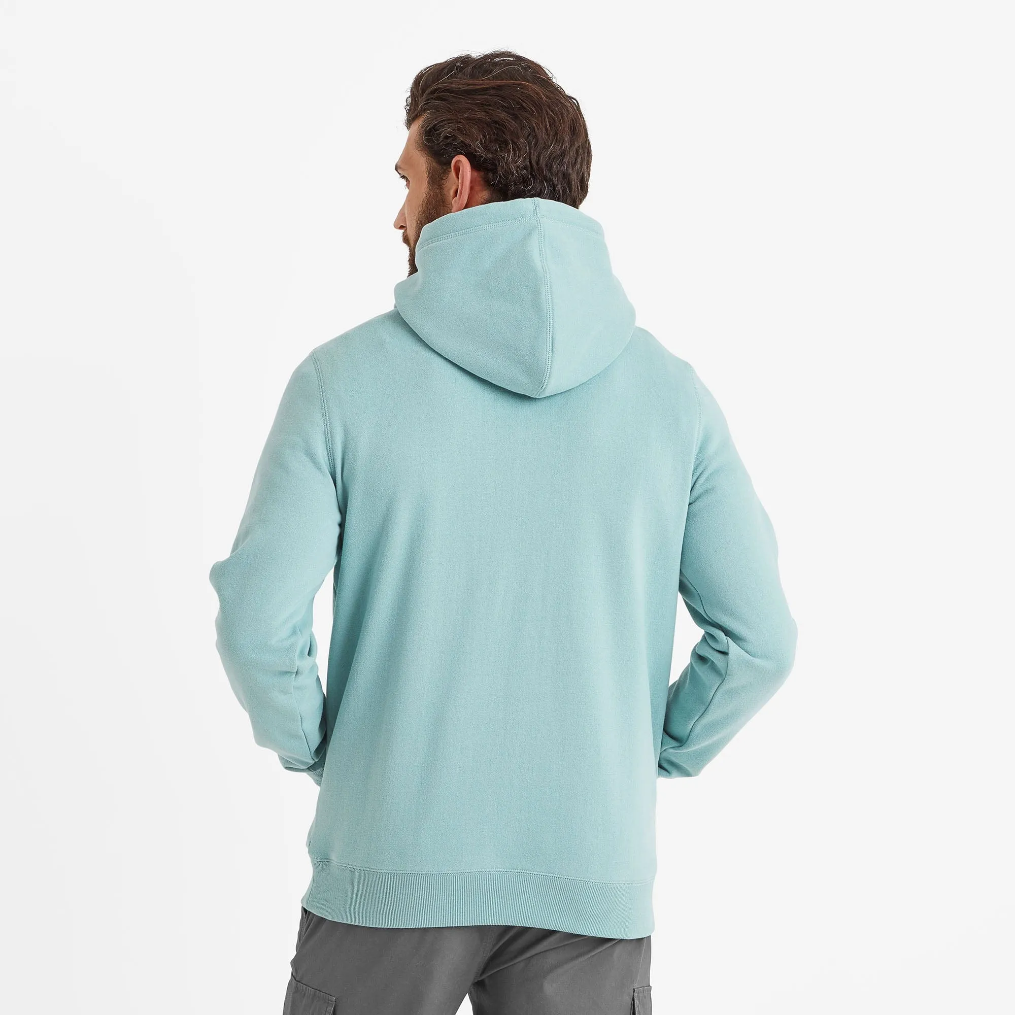 Barron Mens Hoodie - Muted Teal