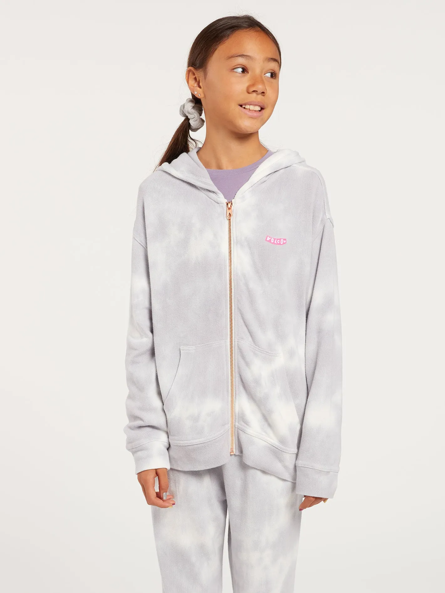 Big Girls Lived In Lounge Zip Fleece - Multi