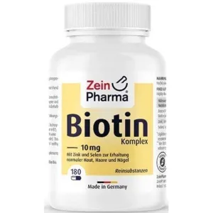 BIOTIN COMPLEX 10 mg   zinc   selenium high dose caps. 180 pcs