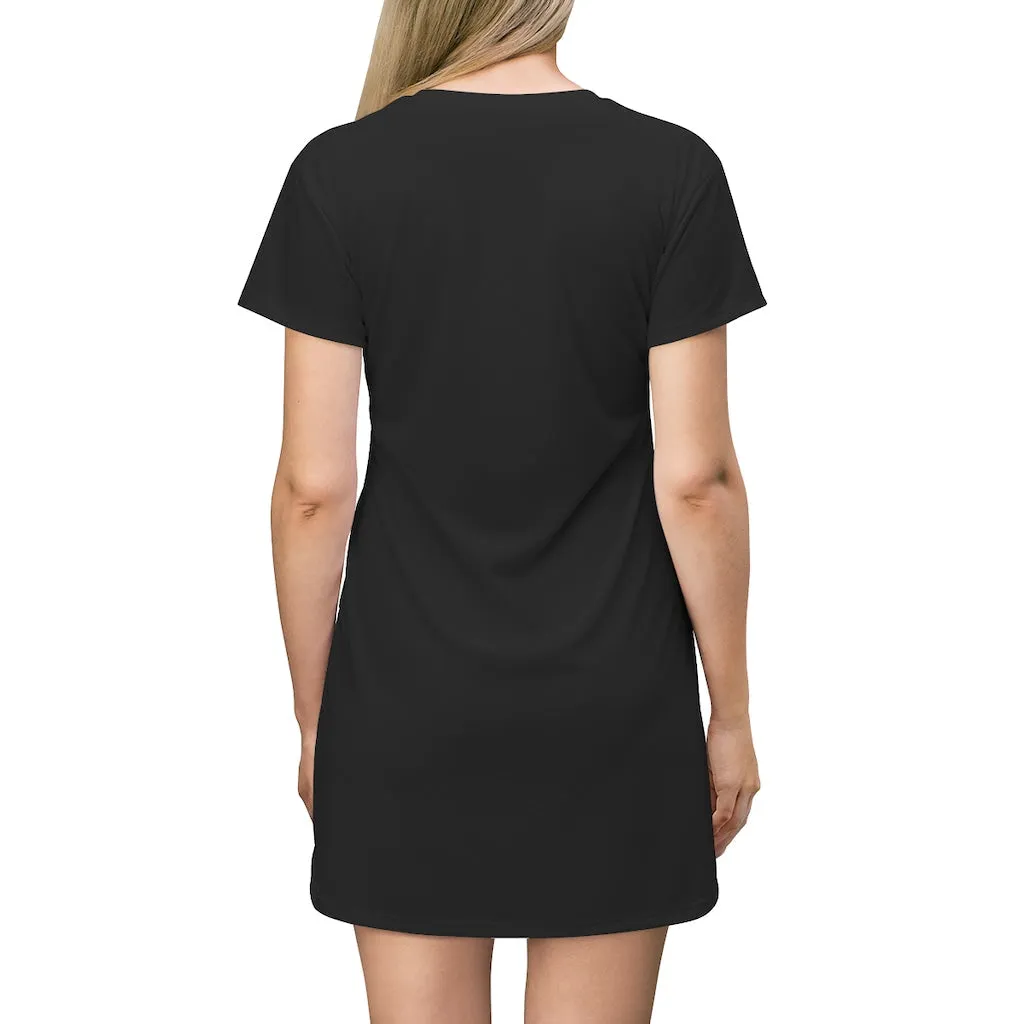 Brossox All Over Print T-Shirt Dress