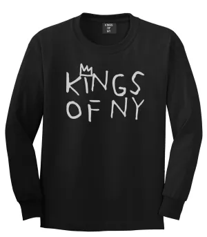 Crown Basq Art Logo Tee Long Sleeve T-Shirt