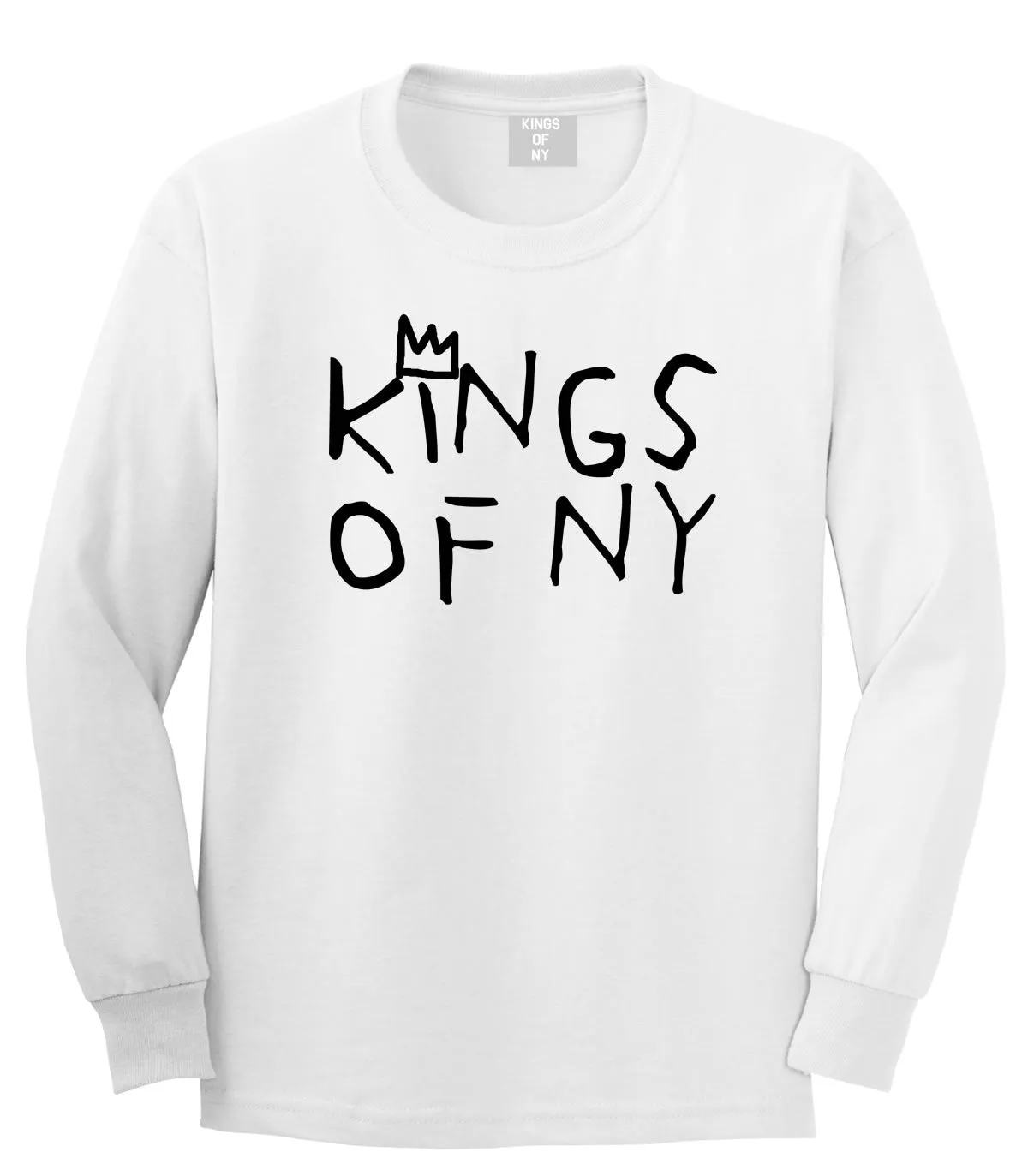 Crown Basq Art Logo Tee Long Sleeve T-Shirt