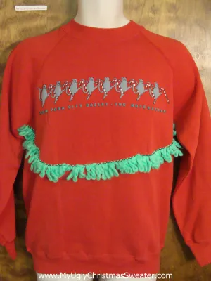 Dancing Mice Tacky Christmas Sweatshirt