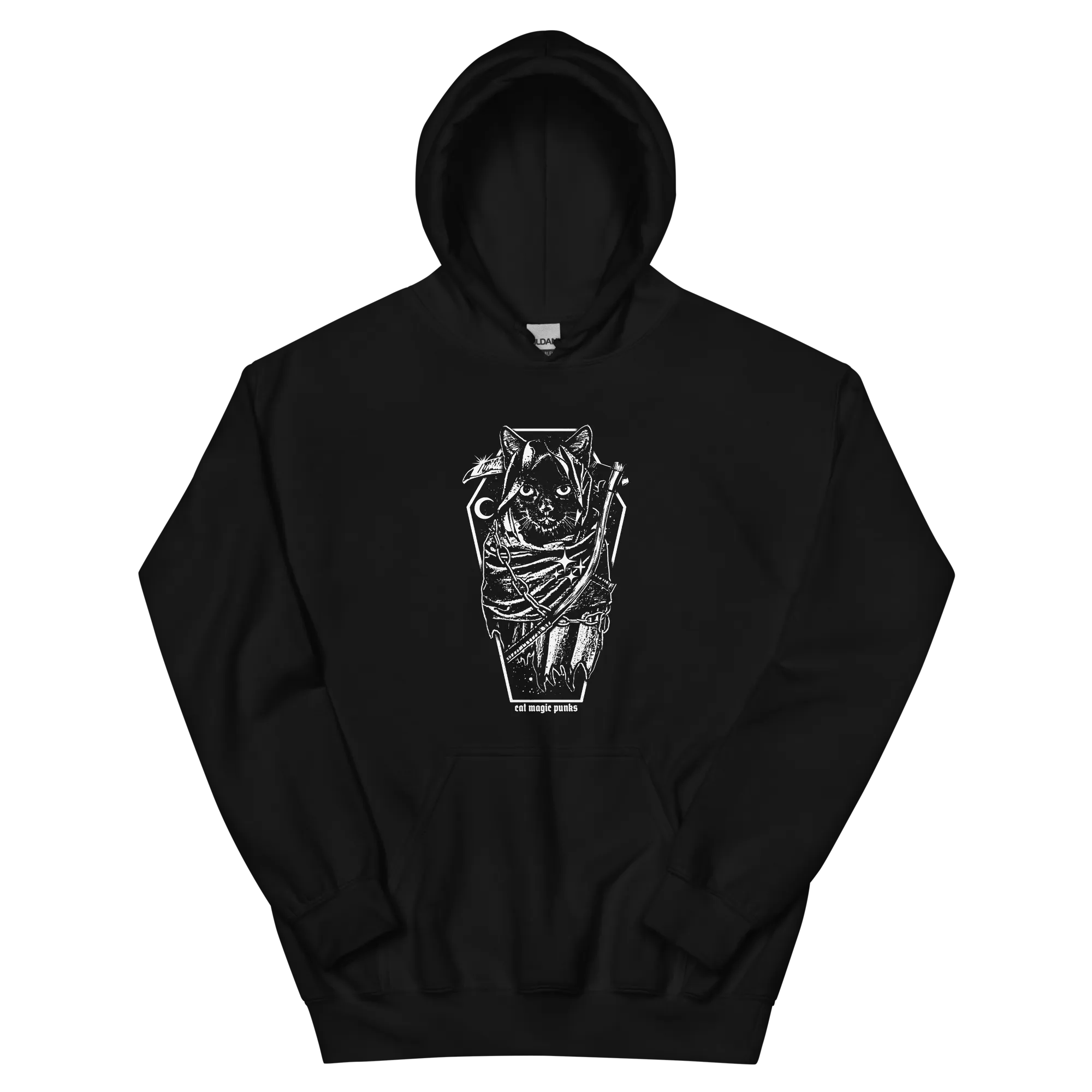 HALLOWEEN 2023: DON'T FUR THE REAPER (B/W) Pullover Hoodie