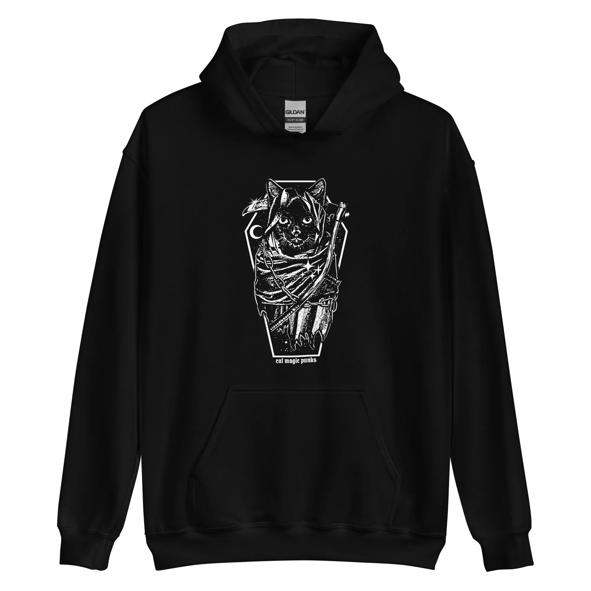 HALLOWEEN 2023: DON'T FUR THE REAPER (B/W) Pullover Hoodie