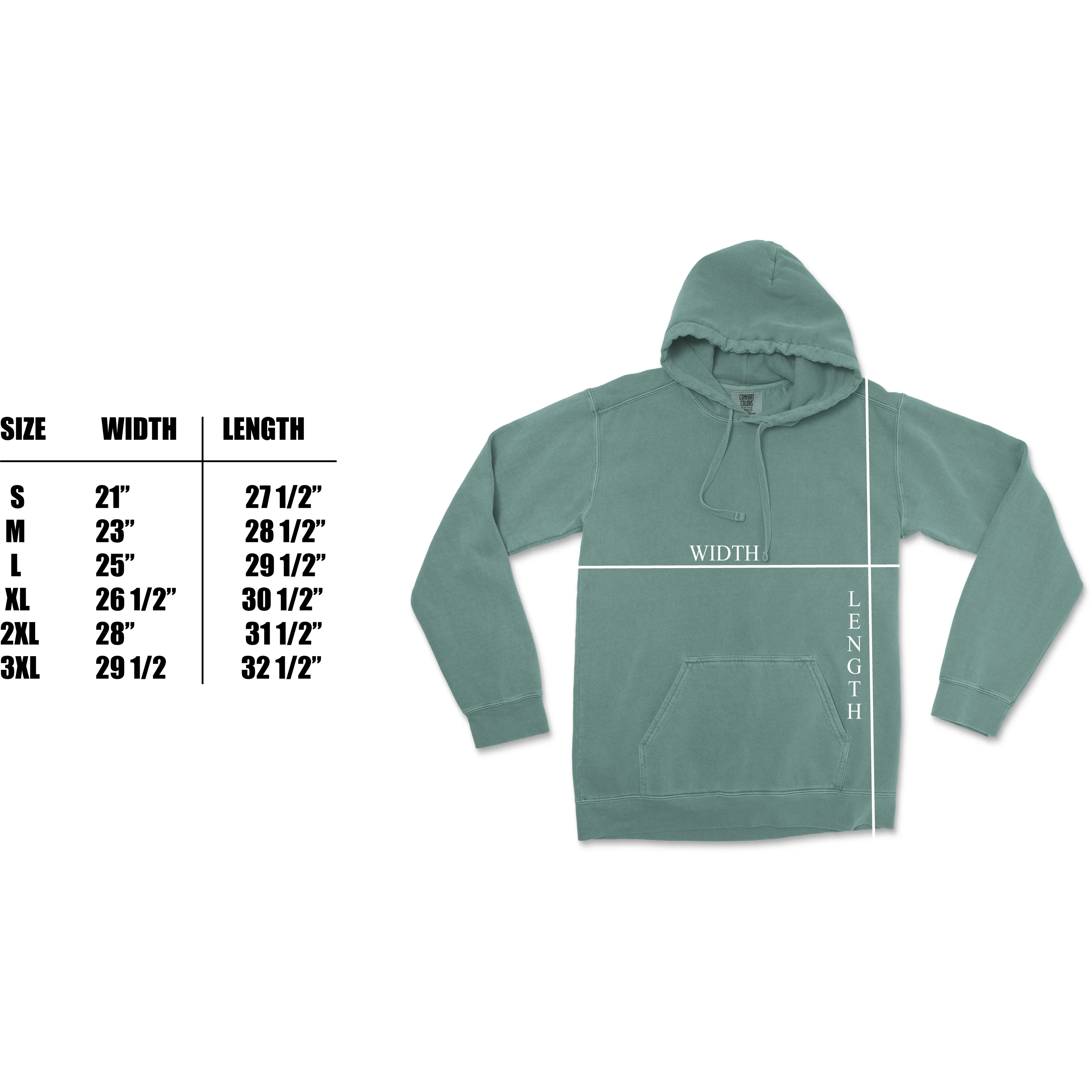 Hoh Rainforest Olympic National Park Comfort Colors Hoodie