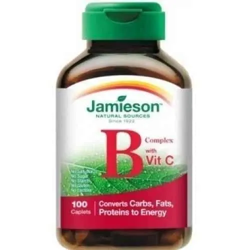 JAMIESON B-COMPLEX   VITAMIN C 100 capsules