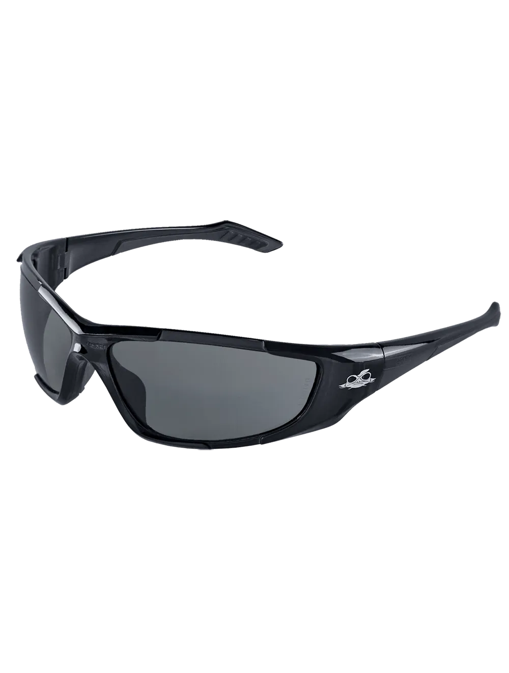 Javelin™ Dark Smoke Anti-Fog Lens, Crystal Black Frame Safety Glasses - BH1233AF