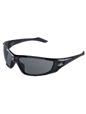 Javelin™ Dark Smoke Anti-Fog Lens, Crystal Black Frame Safety Glasses - BH1233AF