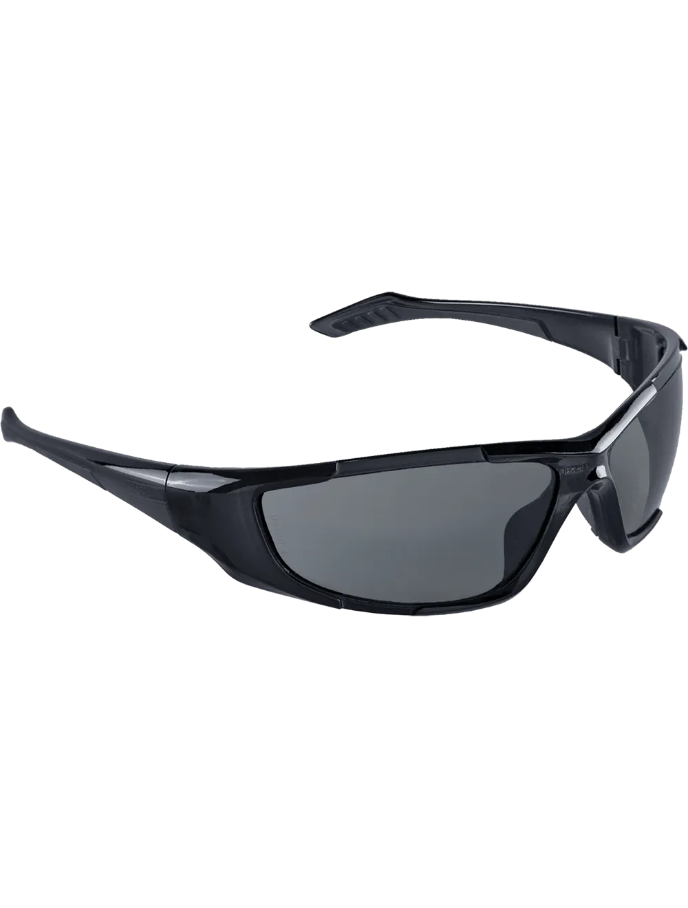 Javelin™ Dark Smoke Anti-Fog Lens, Crystal Black Frame Safety Glasses - BH1233AF