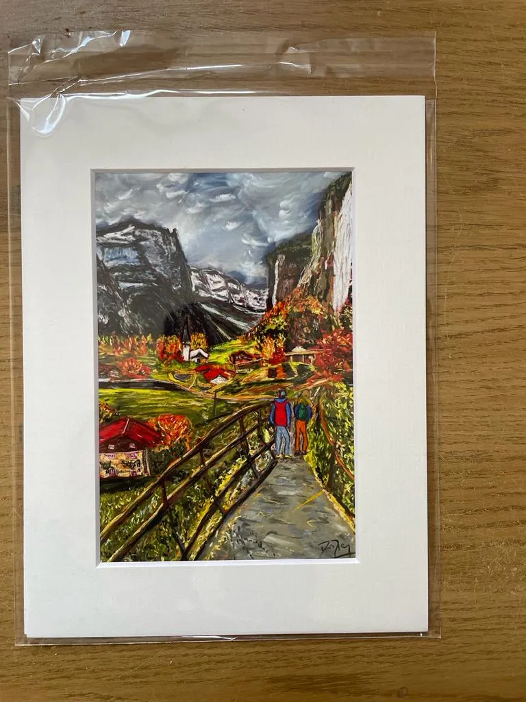 Limited Edition of Giclée Print of Lauterbrunnen in a variety of sizes