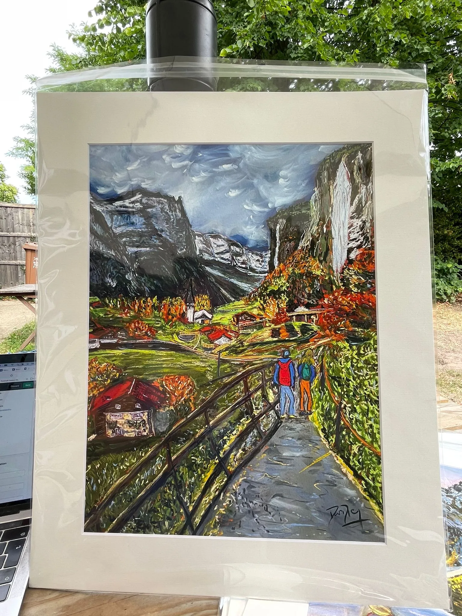 Limited Edition of Giclée Print of Lauterbrunnen in a variety of sizes