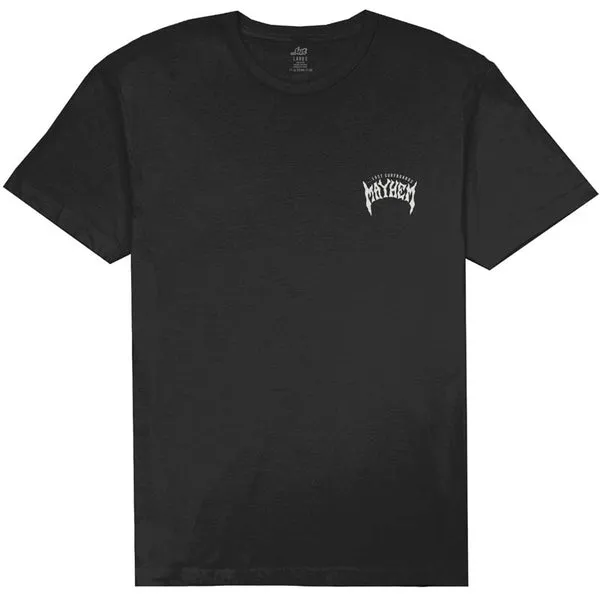 Lost ENTERPRISES MAYHEM DESIGNS TEE - BLACK