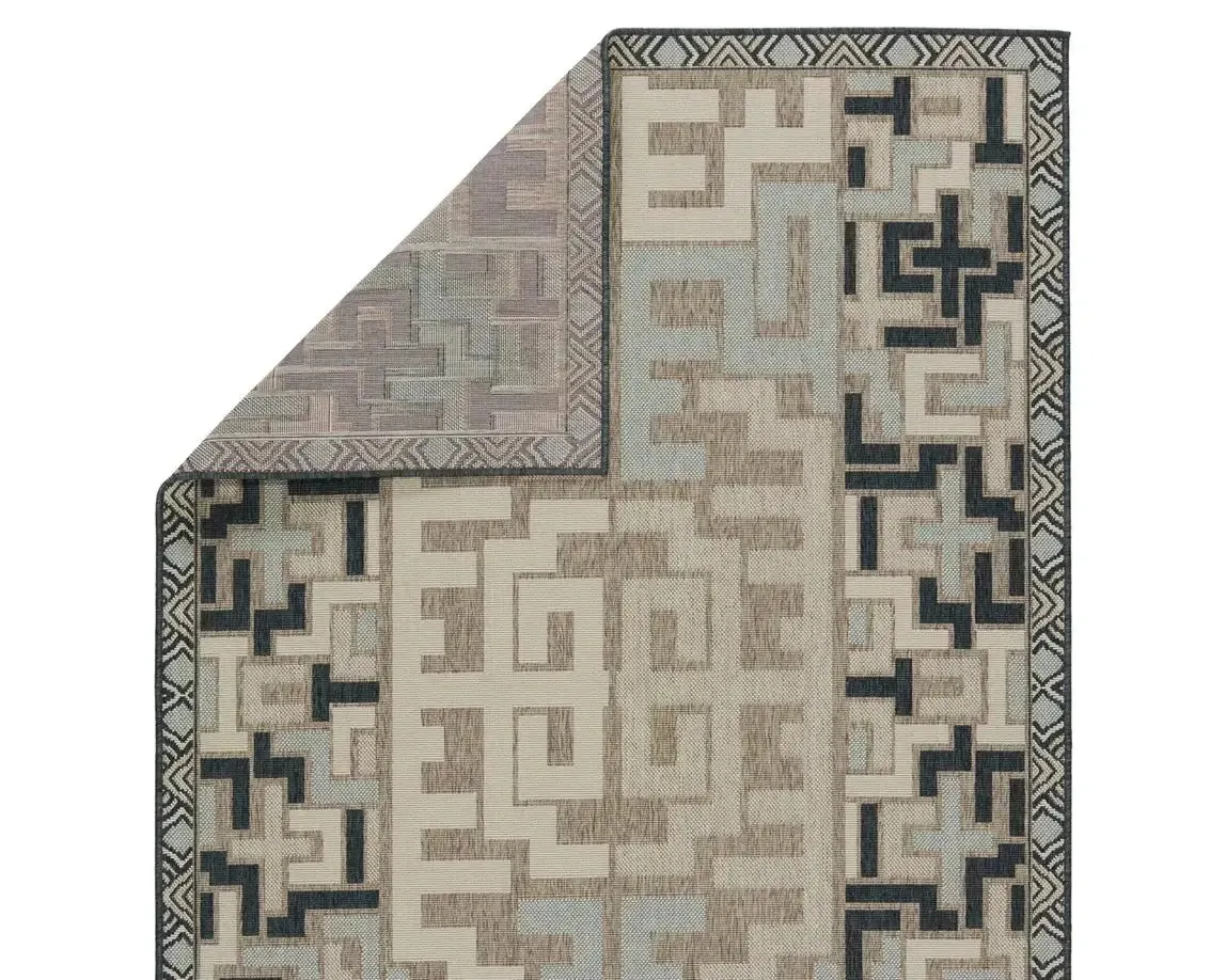 Mahaba MAH12 Beige/Grey Rug