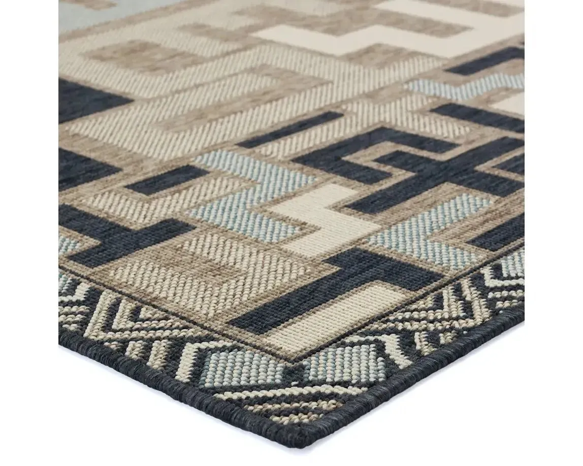 Mahaba MAH12 Beige/Grey Rug