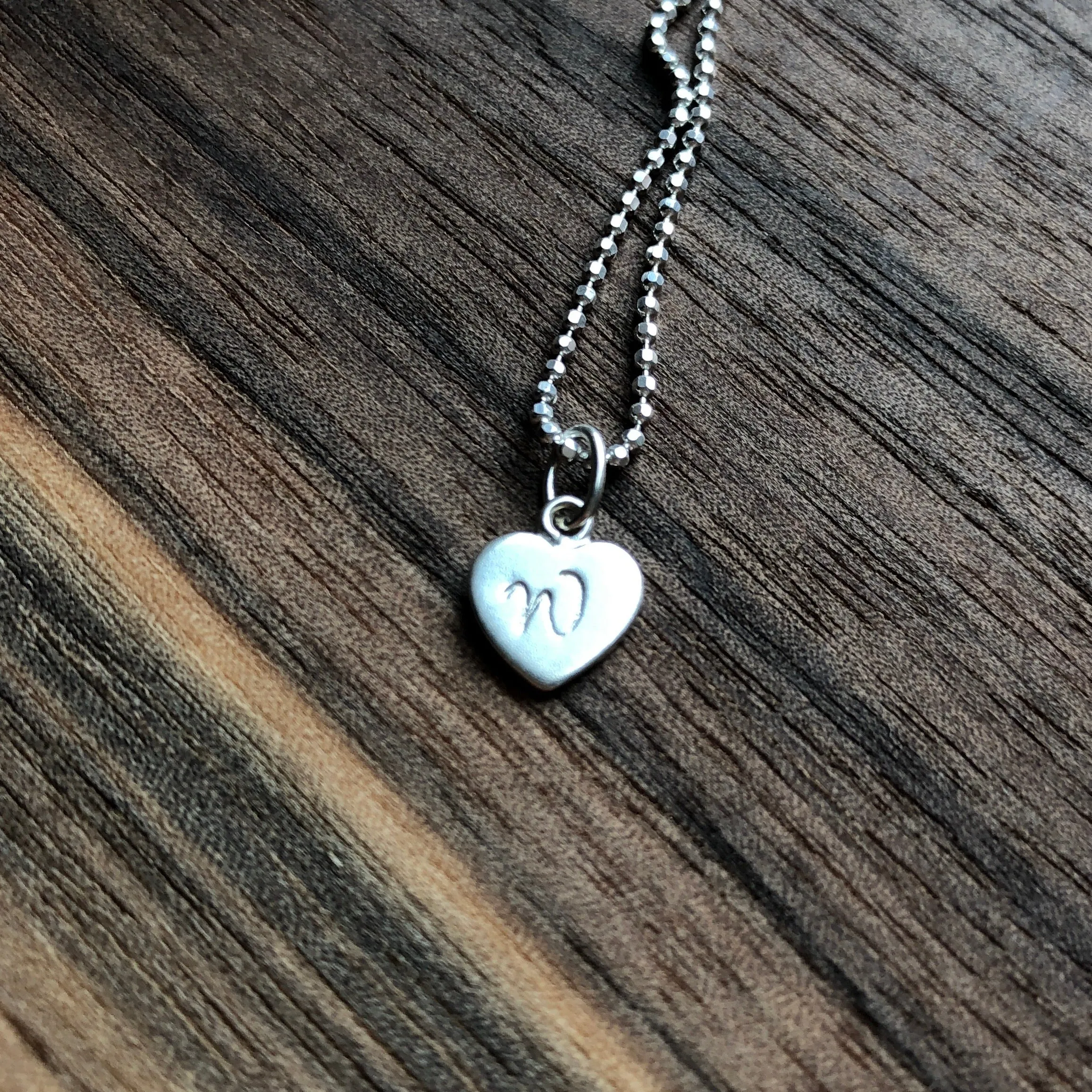 Mini heart charm