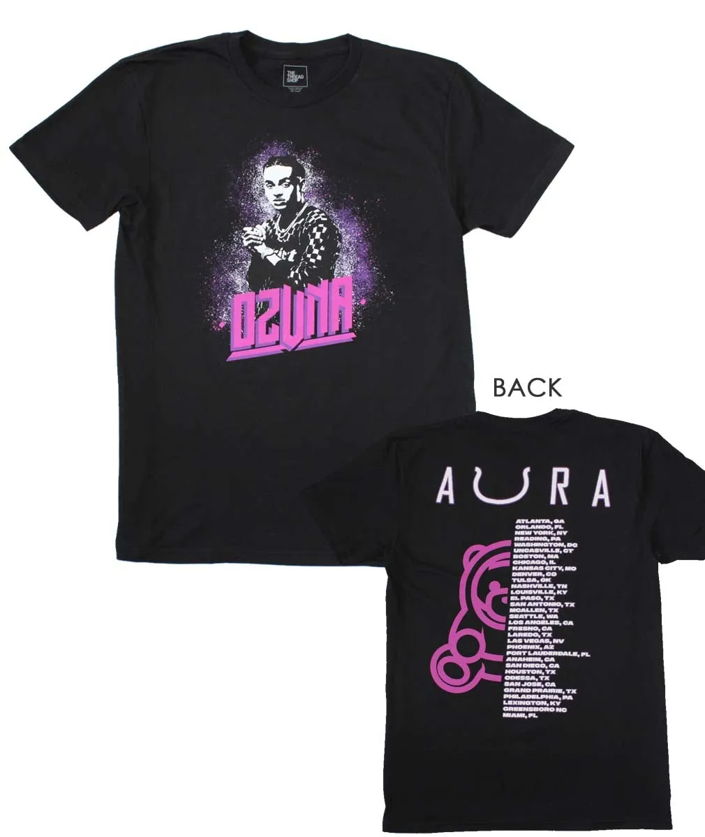 Ozuna Aura Tour Black Mens T Shirt