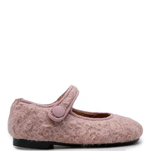 Papanatas Pink Shearling Mary Jane