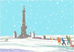 "Coombe Hill in the Snow" by Mary Casserley