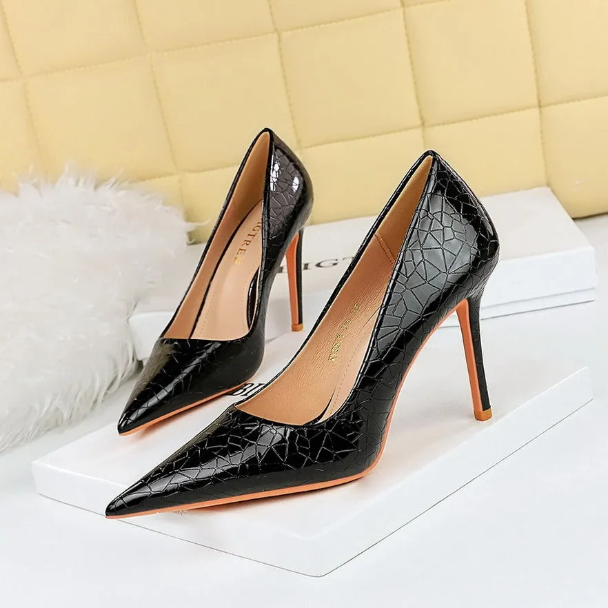 Sleek Stilettos Pointed Shoes