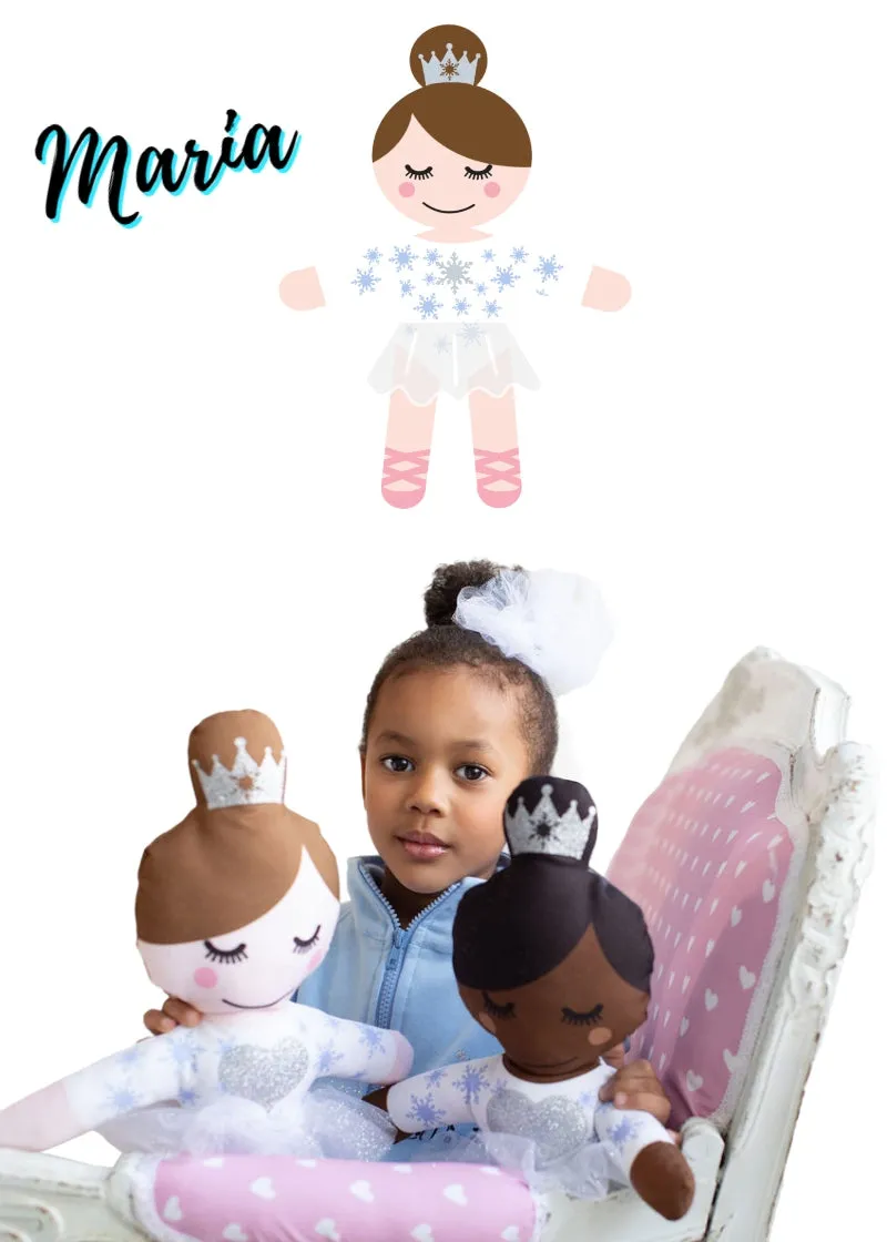 Snowflake Nina Ballerina Plush Doll