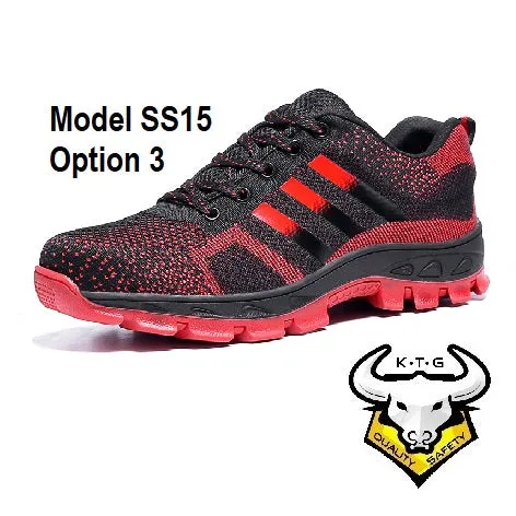 Steel Toe Sports Safety Shoes - Model SS15 (Option 3)