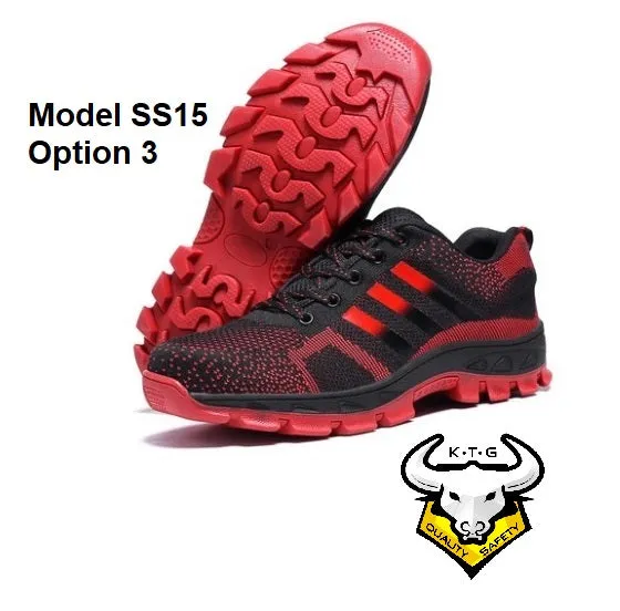 Steel Toe Sports Safety Shoes - Model SS15 (Option 3)