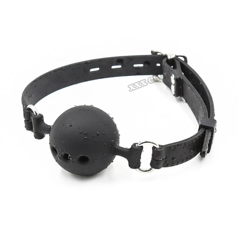 Thierry Fetish Extreme Full Silicone Breathable Ball Gag,bondage open Mouth Gags,Adult Sex Toys For Couple adult game Size S M L