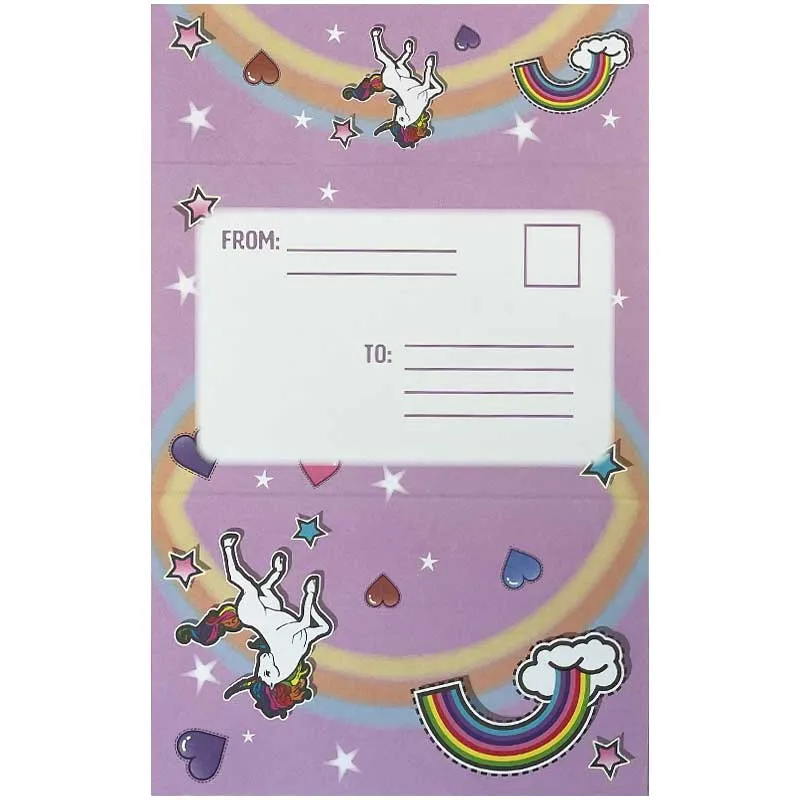 Unicorn Sticker-Seal Stationery