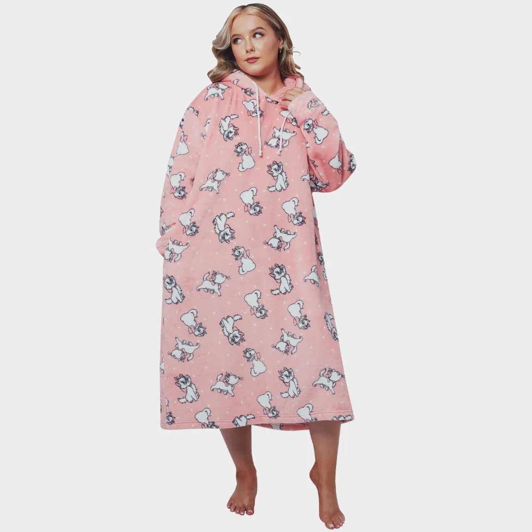 Womens Aristocats Fleece Hoodie Blanket